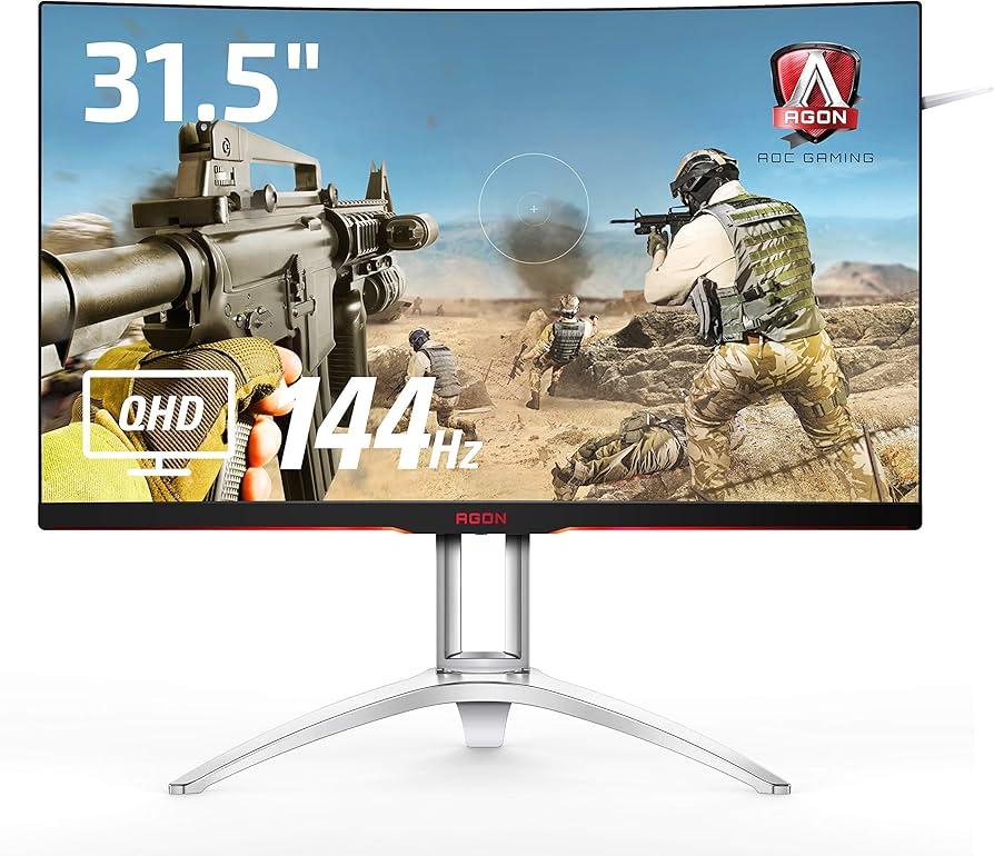 AOC 144Hz対応 31.5インチ ゲーミングモニター Amazon.co.jp: AOC ゲーミングモニター AG322QC4/11(31.5インチ